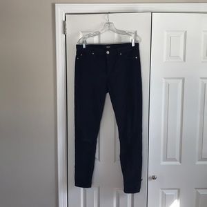 Hudson Navy Corduroy Skinny Jeans Size 30